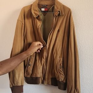 Tommy Hilfiger Brown/Tan Bomber Jacket
